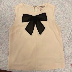 Love21 cream blouse size XS satin